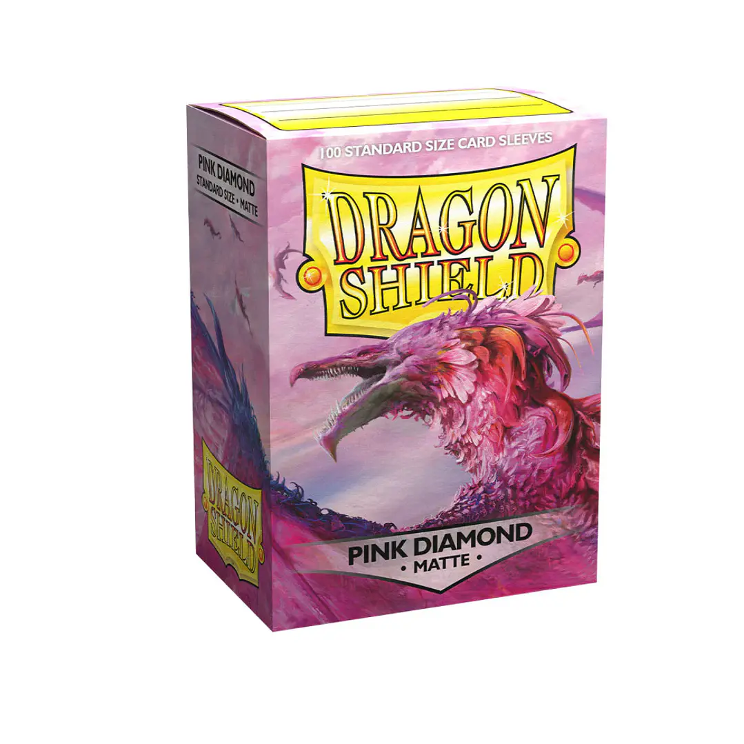 DRAGON SHIELD MATTE SLEEVE 100CT - PINK DIAMOND 1