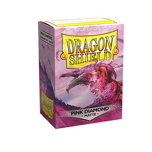 DRAGON SHIELD MATTE SLEEVE 100CT - PINK DIAMOND