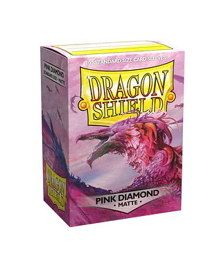 DRAGON SHIELD MATTE SLEEVE 100CT - PINK DIAMOND