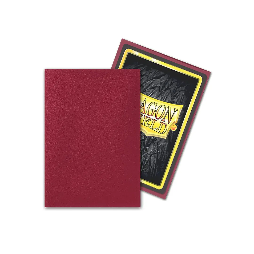 DRAGON SHIELD MATTE SLEEVE 100CT - BLOOD RED 2