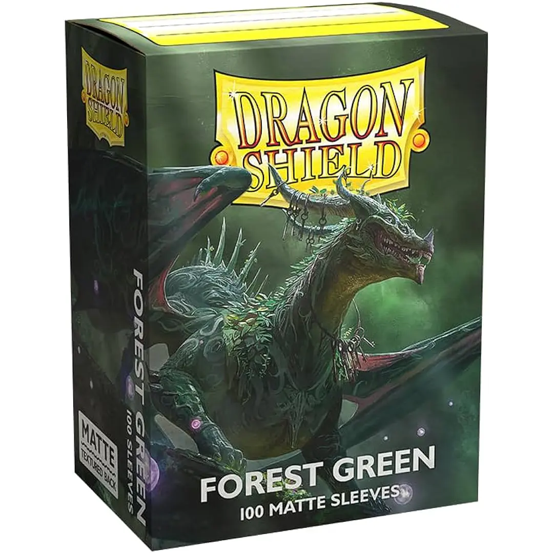DRAGON SHIELD MATTE SLEEVE 100CT - FOREST GREEN 1