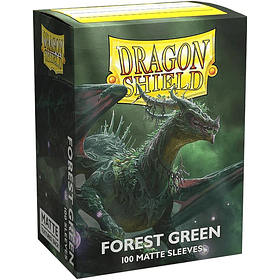 DRAGON SHIELD MATTE SLEEVE 100CT - FOREST GREEN