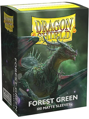 DRAGON SHIELD MATTE SLEEVE 100CT - FOREST GREEN