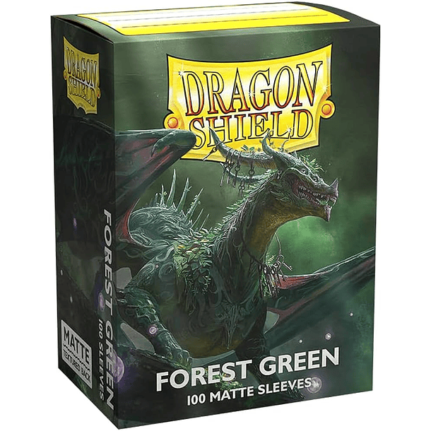 DRAGON SHIELD MATTE SLEEVE 100CT - FOREST GREEN 1