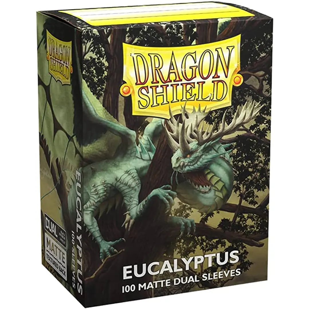 DRAGON SHIELD MATTE DUAL SLEEVE 100CT - EUCALYPTUS 1