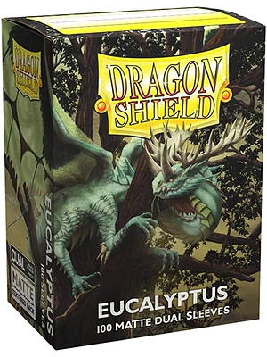 DRAGON SHIELD MATTE DUAL SLEEVE 100CT - EUCALYPTUS