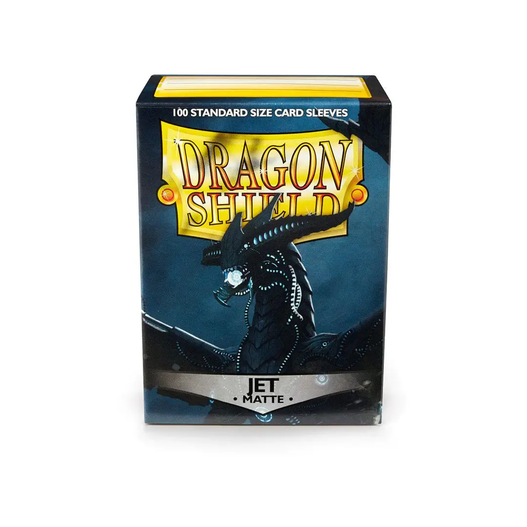 DRAGON SHIELD MATTE SLEEVE 100CT - JET 1