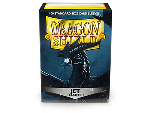 DRAGON SHIELD MATTE SLEEVE 100CT - JET