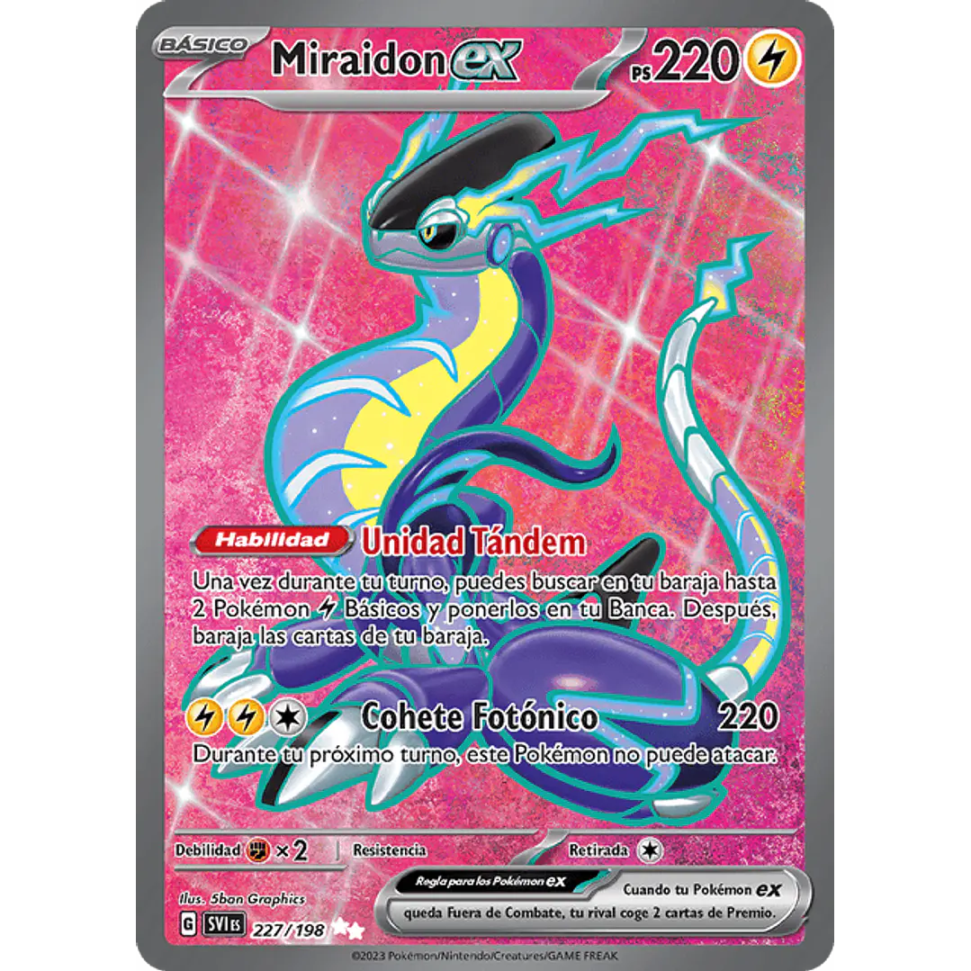 Miraidon ex - 227/198 - Full Art Secret Rare 1