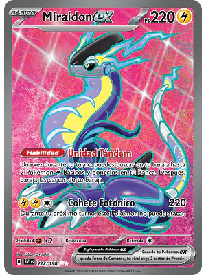 Miraidon ex - 227/198 - Full Art Secret Rare