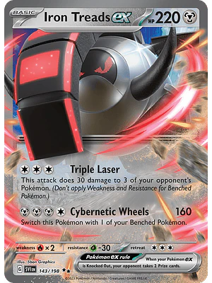 Iron Treads ex - 143/198 - Ultra Rare