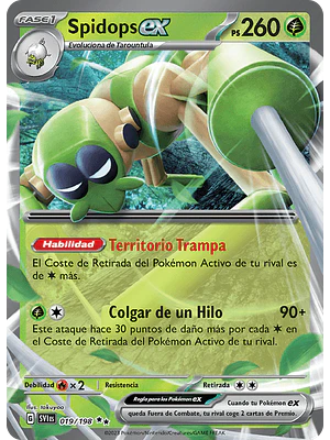 Spidops ex - 019/198 - Ultra Rare