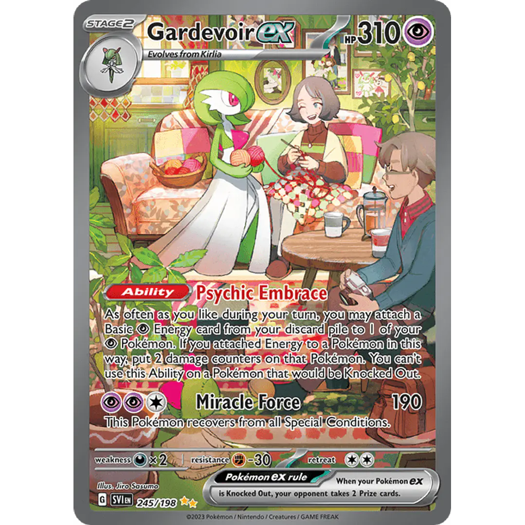 Gardevoir ex - 245/198 - Full Art Secret Rare 1
