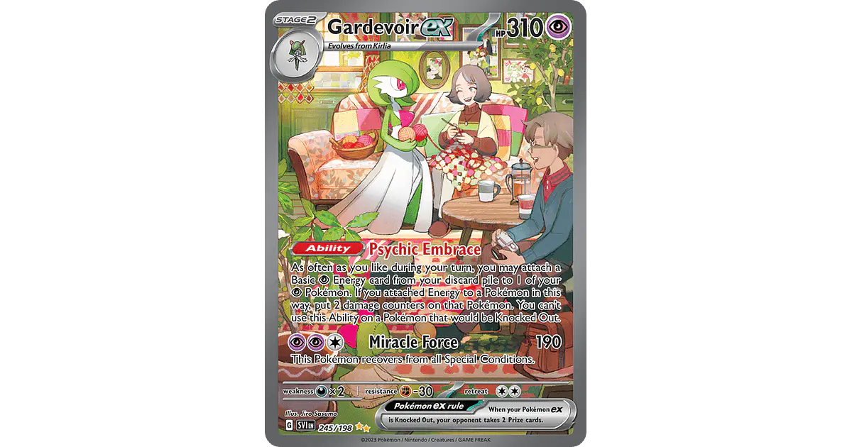 Gardevoir ex - 245/198 - Full Art Secret Rare