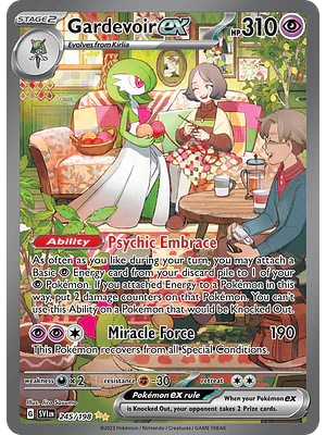 Gardevoir ex - 245/198 - Full Art Secret Rare