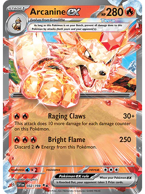 Arcanine ex - 032/198 - Ultra Rare