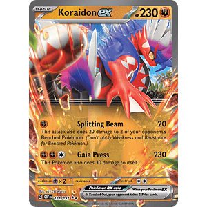 Koraidon ex - 124/197 - Ultra Rare