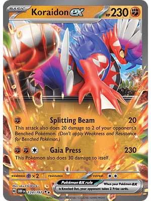 Koraidon ex - 124/197 - Ultra Rare
