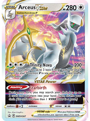 Arceus VSTAR - SWSH307 - Ultra Rare