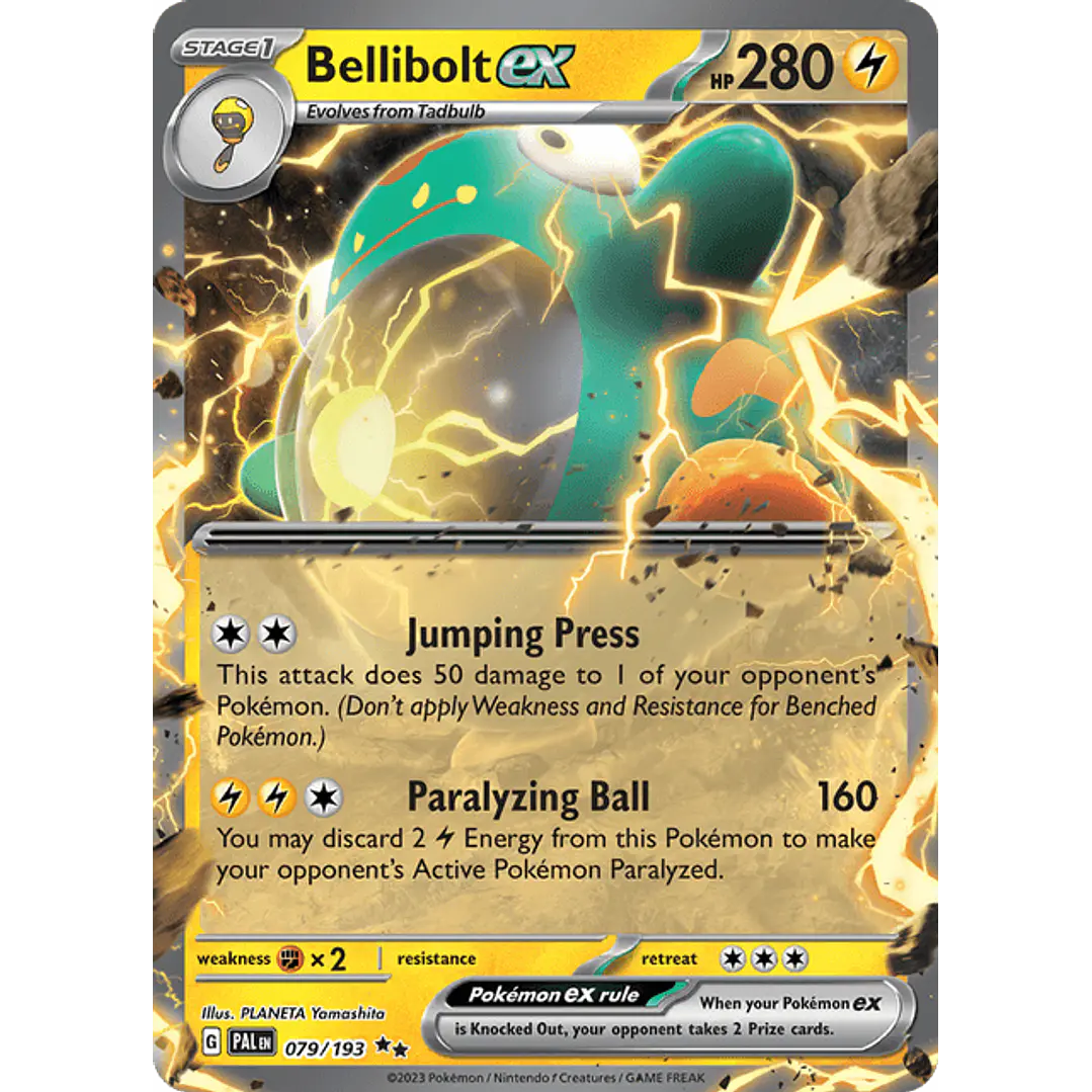 Bellibolt ex - 079/193 - Ultra Rare 1