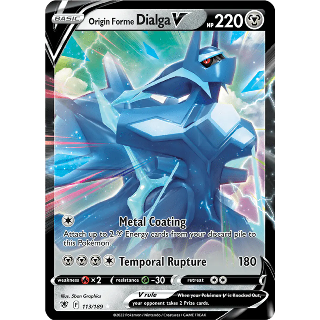 Origin Forme Dialga V - 113/189 - Ultra Rare Prize Pack Series 1