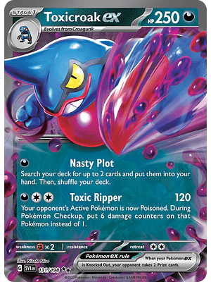 Toxicroak ex - 131/198 - Ultra Rare
