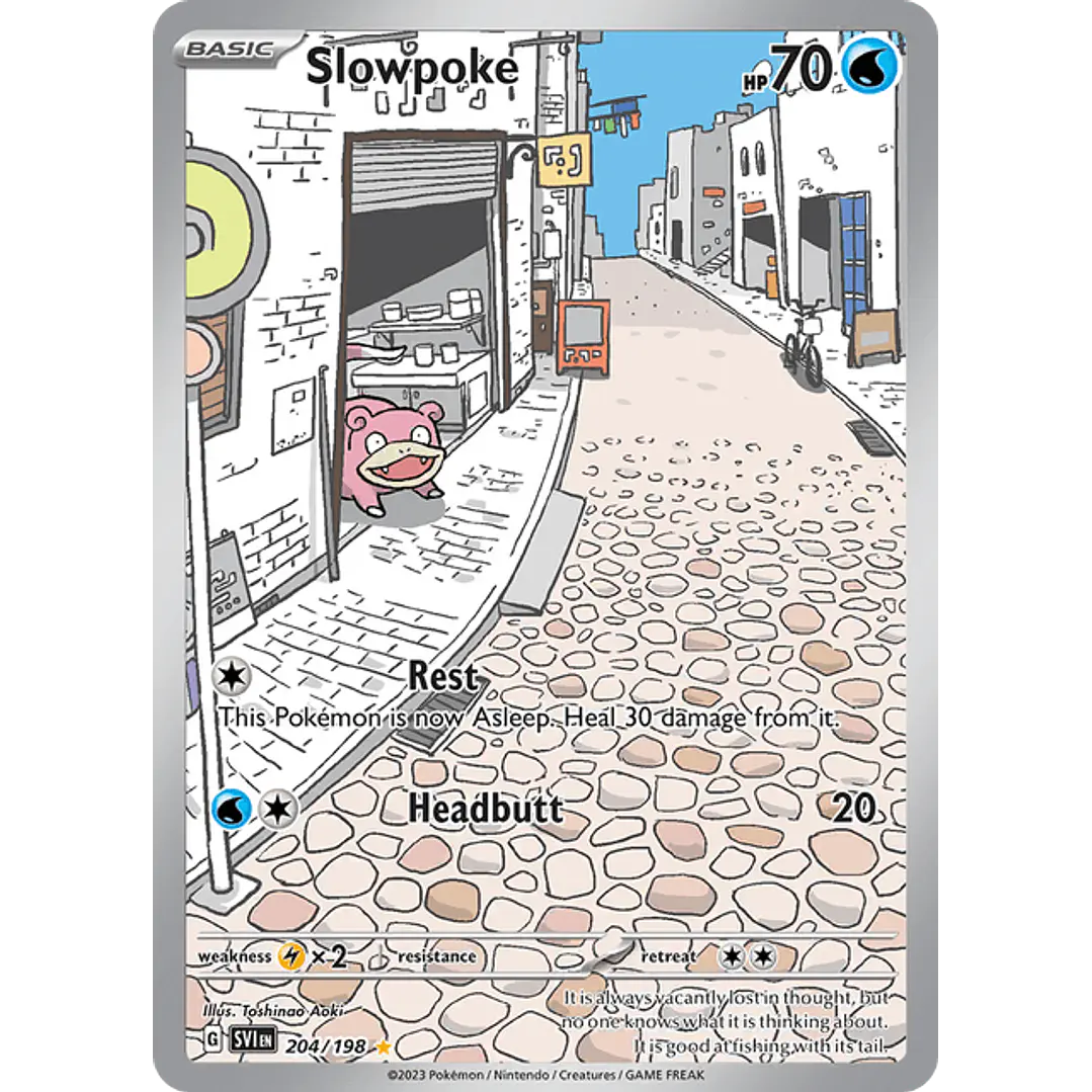 Slowpoke - 204/198 - Illustration Rare 1