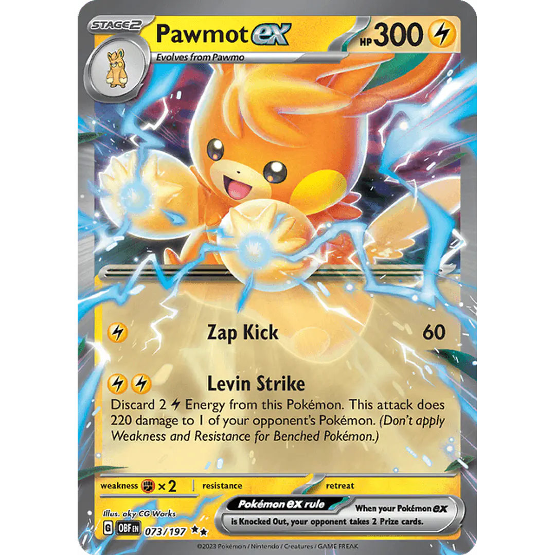 Pawmot ex - 073/197 - Ultra Rare 1