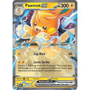Pawmot ex - 073/197 - Ultra Rare