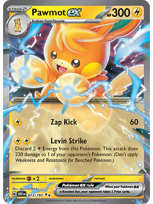 Pawmot ex - 073/197 - Ultra Rare
