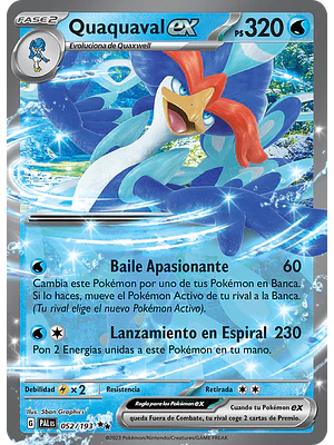 Quaquaval ex - 052/193 - Ultra Rare