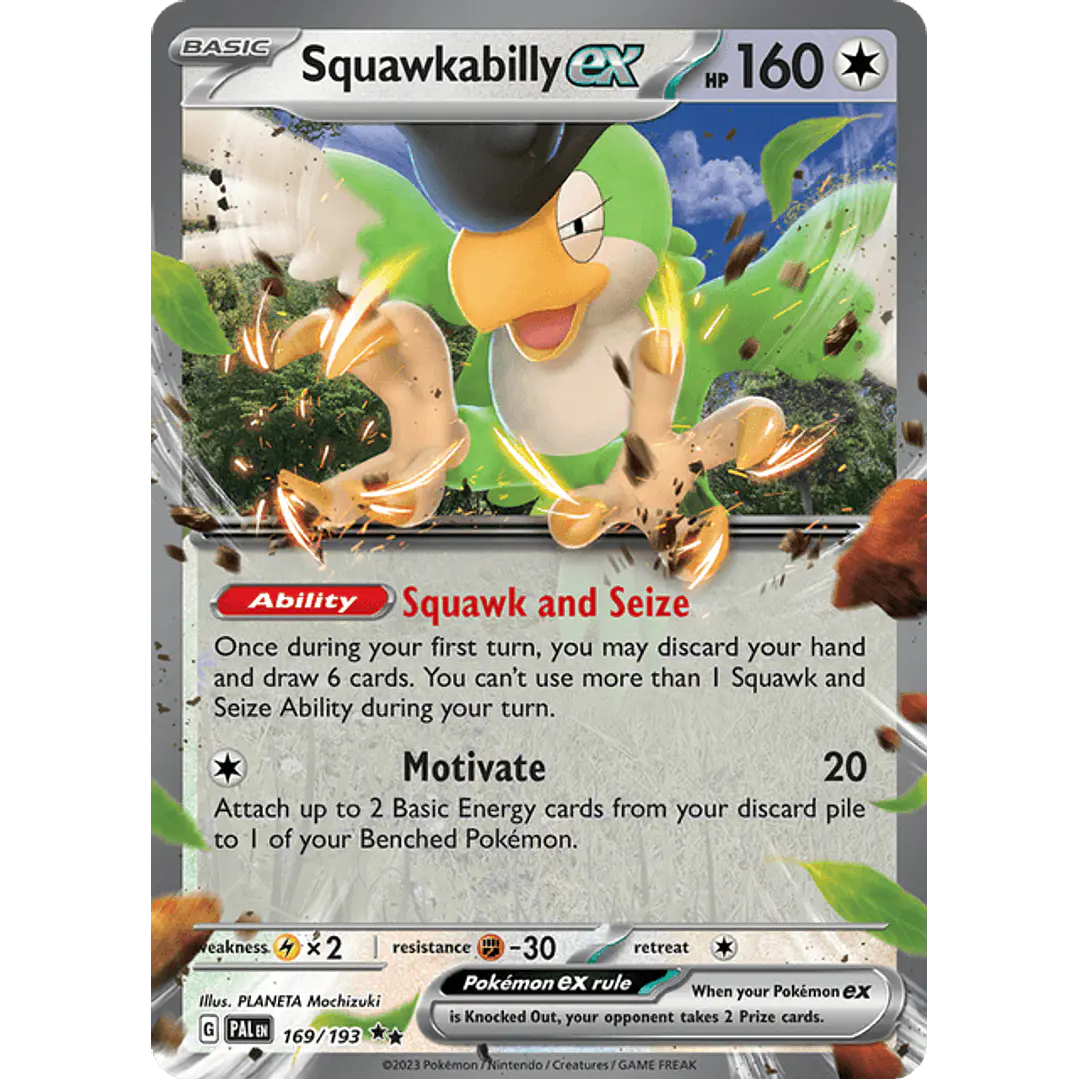 Squawkabilly ex - 169/193 - Ultra Rare 1