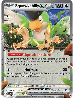 Squawkabilly ex - 169/193 - Ultra Rare