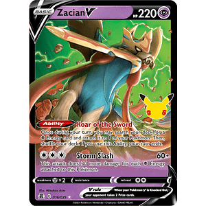 Zacian V 16/25 Ultra Rare - Singles Pokemon TCG