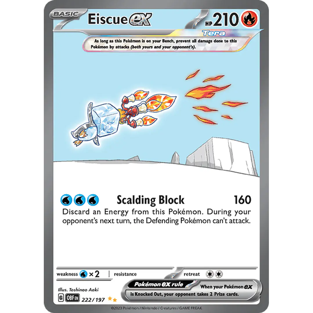 Eiscue ex - 222/197 - Special Illustration Rare 1