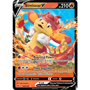 Simisear V - 022/159 - Ultra Rare