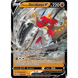 Hisuian Decidueye V - 083/189 - Ultra Rare