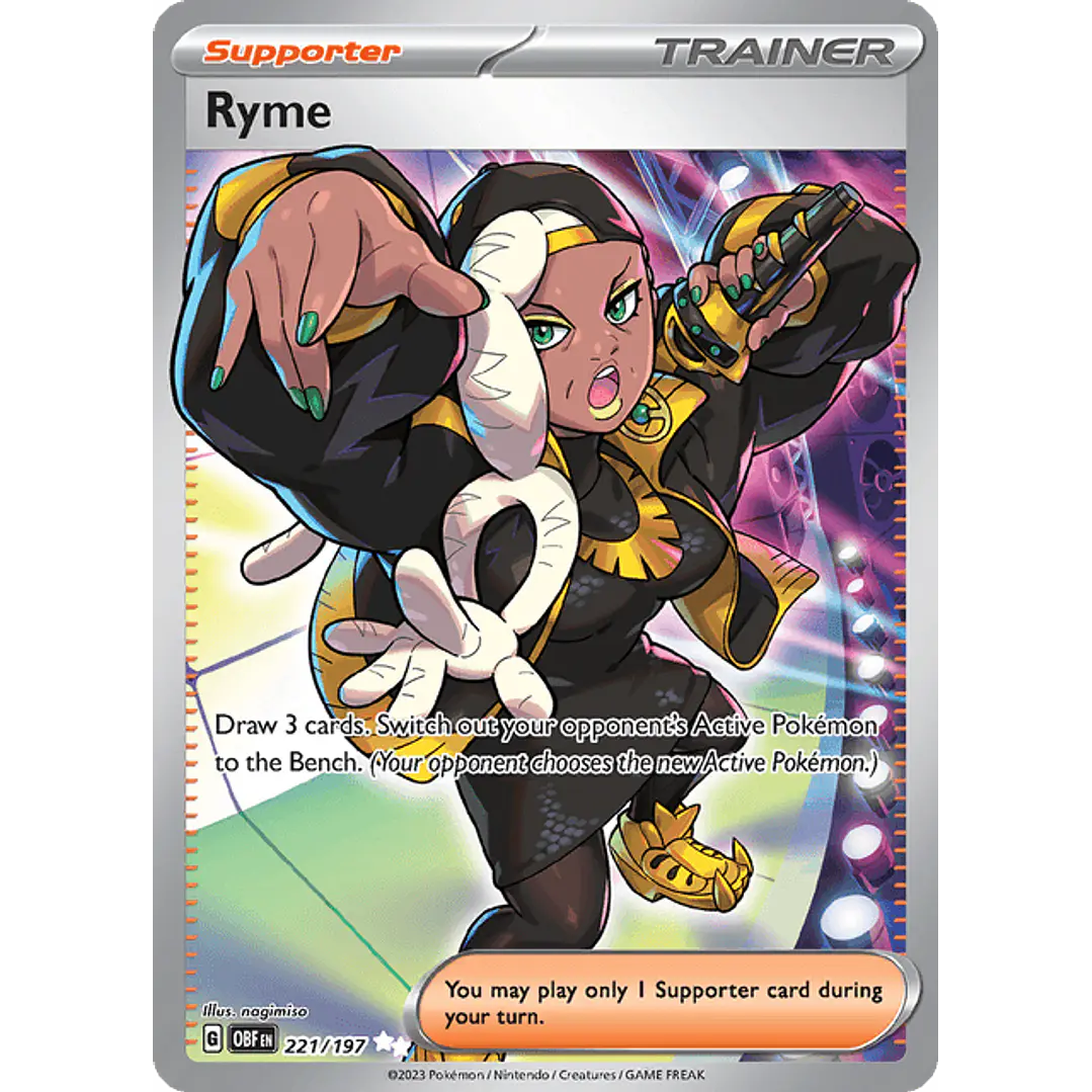 Ryme - 221/197 - Full Art Secret Rare 1