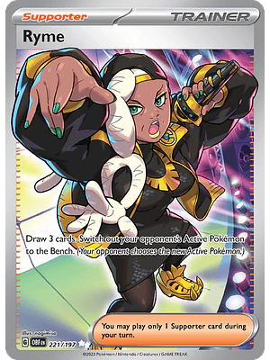 Ryme - 221/197 - Full Art Secret Rare