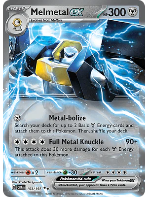Melmetal ex - 153/197 - Ultra Rare