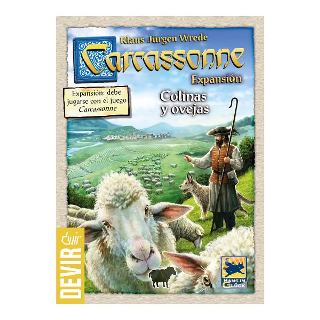 CARCASSONNE: COLINAS Y OVEJAS -  DEVIR 1
