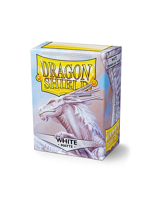 DRAGON SHIELD MATTE SLEEVE 100CT - WHITE
