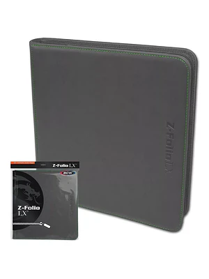 CARPETA BCW GAMING Z-FOLIO 12-POCKET LX - GREY