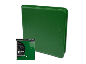 CARPETA BCW GAMING Z-FOLIO 12-POCKET LX - VERDE