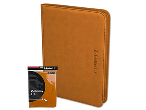 CARPETA BCW GAMING Z-FOLIO 12-POCKET LX - ORANGE