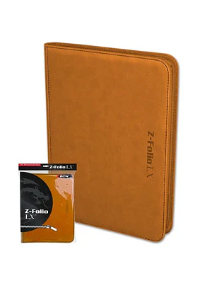 CARPETA BCW GAMING Z-FOLIO 12-POCKET LX - ORANGE