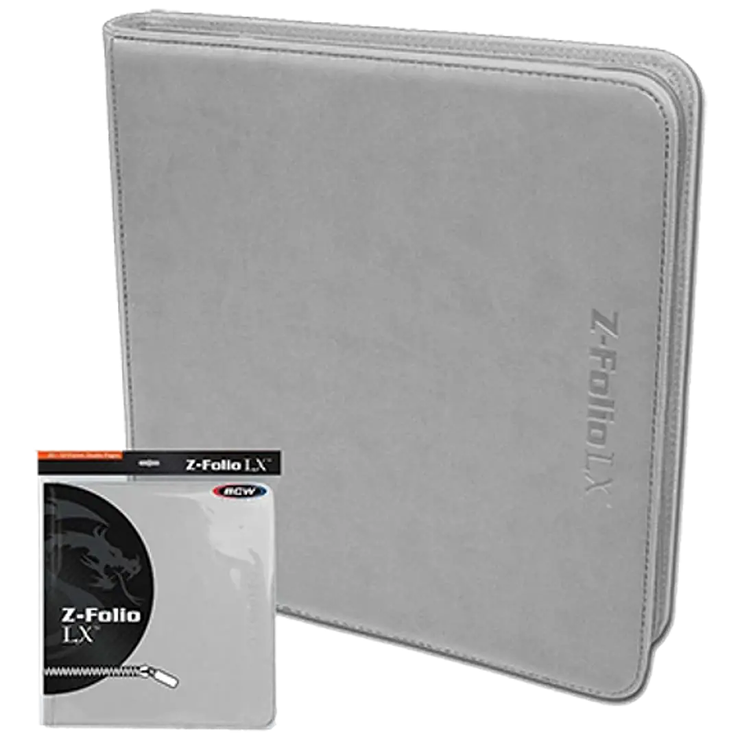 CARPETA BCW GAMING Z-FOLIO 12-POCKET LX - WHITE 1