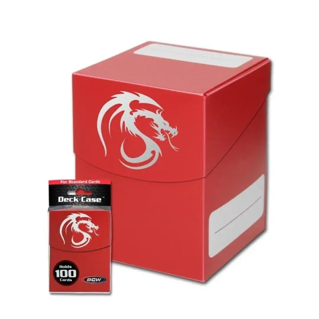 GAMING DECK CASE LARGE RED- BCW 1