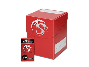 GAMING DECK CASE LARGE RED- BCW