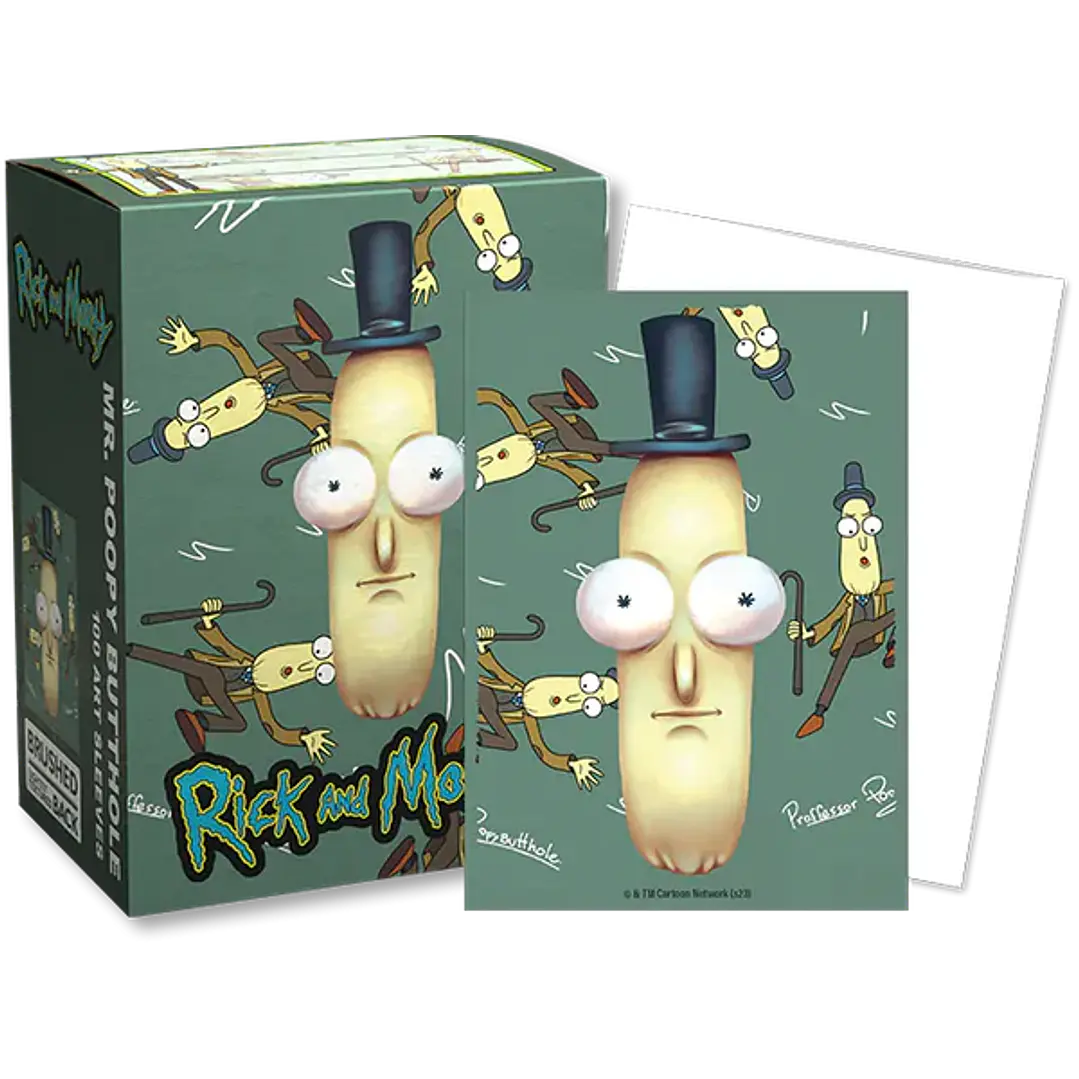 BRUSHED ART SLEEVE - RaM - 'MR. POOPY BUTTHOLE' - DRAGON SHIELD 1